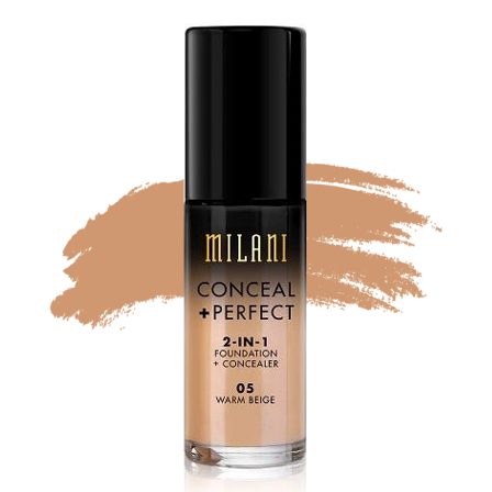 Milani Conceal + Perfect 2-in-1 Foundation - 05 Warm Beige