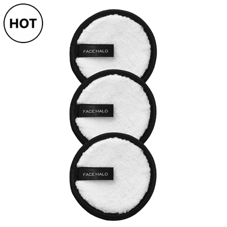 Face Halo Makeup Removers - Original White (3 Pack)