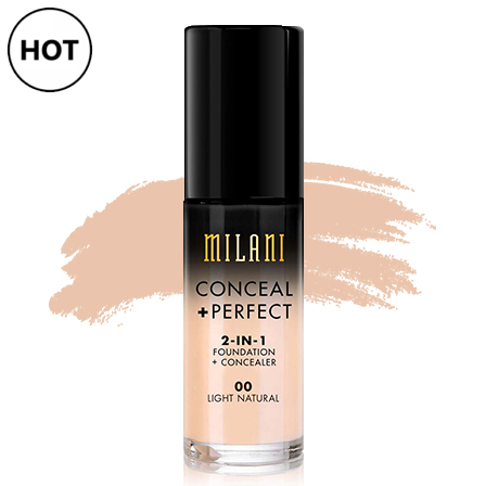 Milani Conceal + Perfect 2-in-1 Foundation - 00 Light Natural